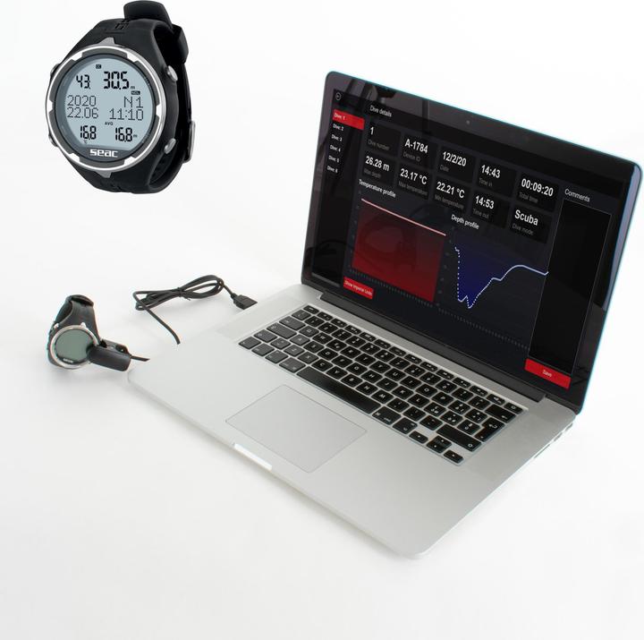 Actual product image Seac Dive Computer Action