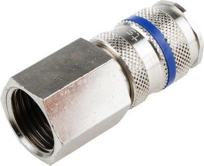 Actual product image RS PRO Steel Female Pneumatic Quick Connect Coupli (Pipe coupling)