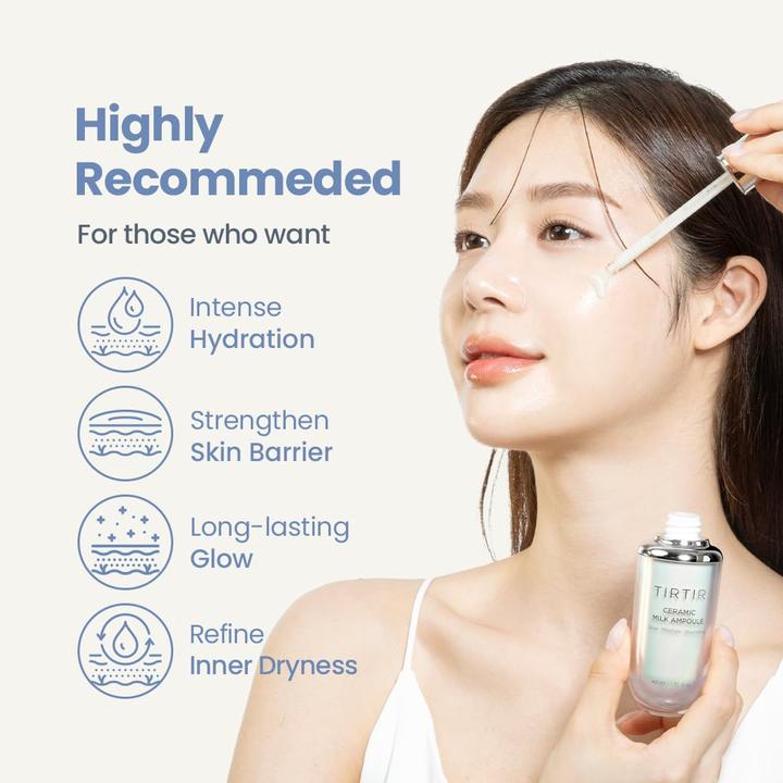 Actual product image TirTir Ceramic Milk Ampoule (40 ml)