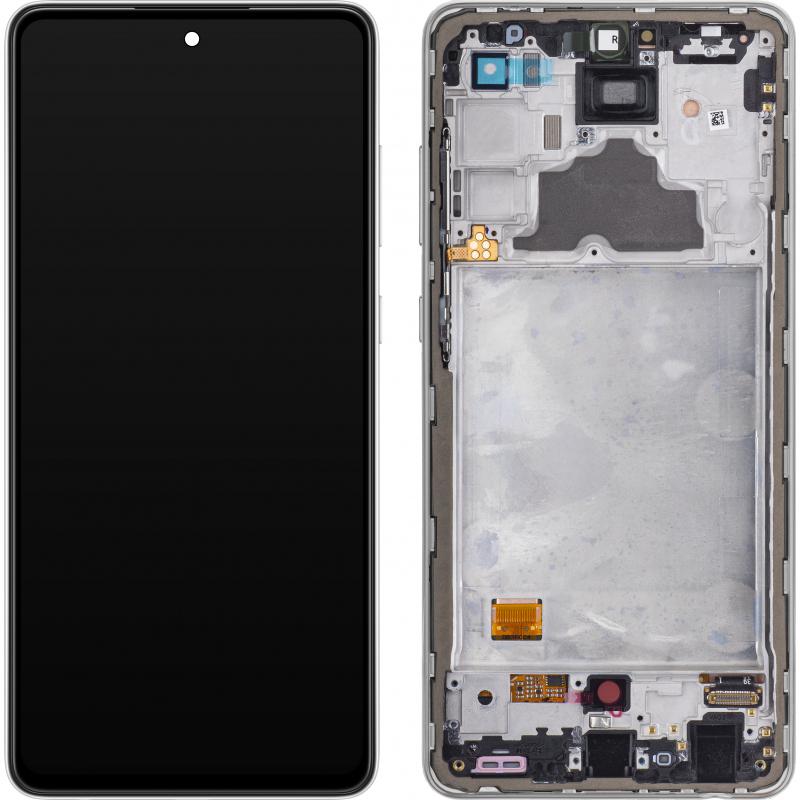 Samsung Display Unit für Galaxy A72 A725 / A72 5G A726, weiss (Display), Mobilgerät Ersatzteile
