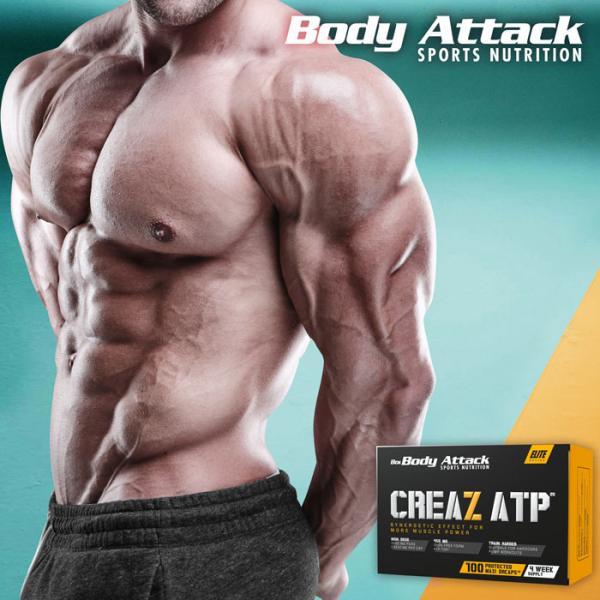 Image du produit Body Attack CREAZ ATP (100 caps) (100 pièce(s), Capsules)