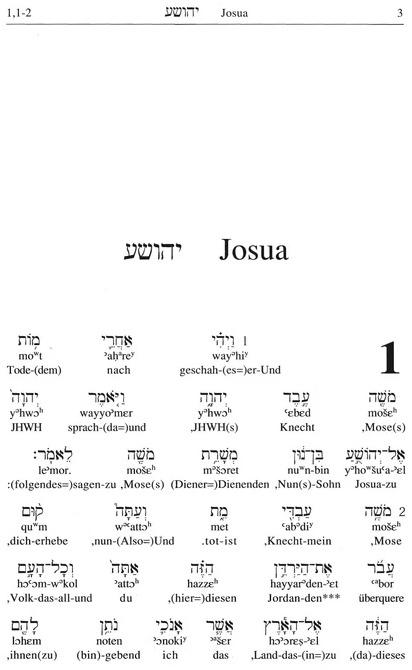 Produktbild Das Alte Testament Hebräisch-Deutsch 02. Josua - Könige (Deutsch, Rita M. Steurer, 2022)