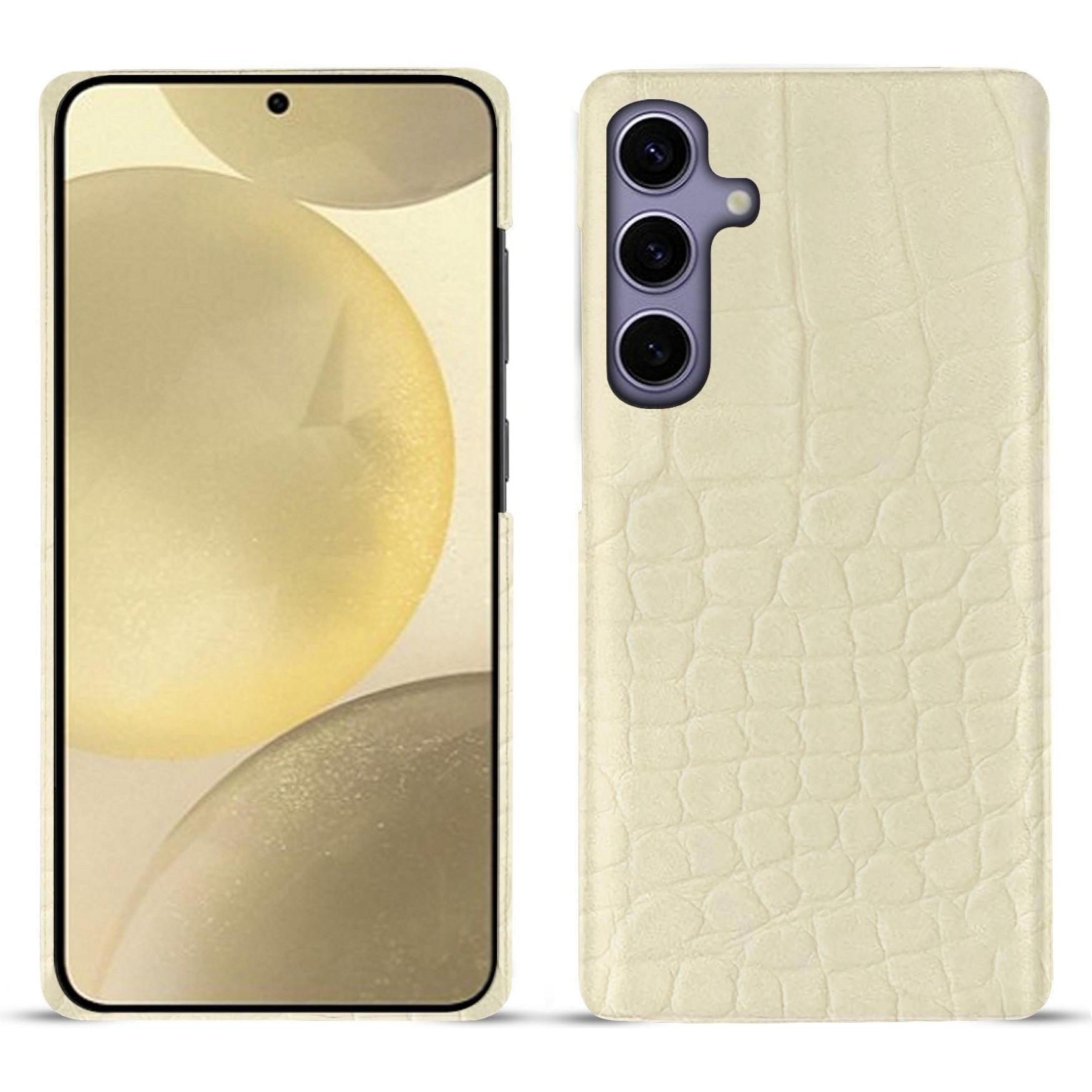 Noreve Lederschutzhülle (Samsung Galaxy S23+, Samsung Galaxy S24+), Smartphone Hülle, Beige