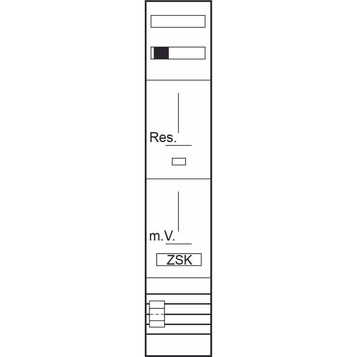 ABN, Verteilerschrank Zubehör, Zählerplatz