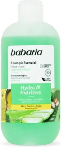 Immagine prodotto Babaria Champu Esencial Hydra & Nutritive 500 ml. (Shampoo liquido, 500 ml)