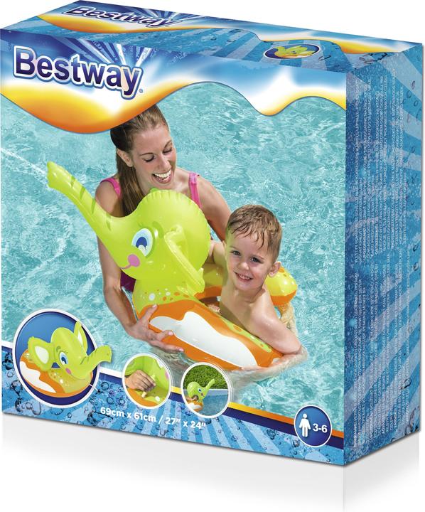 Image du produit Bestway Elephant Spray Ring, Multicolore, Swim ring, Pattern, Vinyl, 3 yr(s), 6 yr(s)