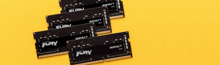 Actual product image Kingston FURY Impact (1 x 16GB, 3200 MHz, DDR4-RAM, SO-DIMM)
