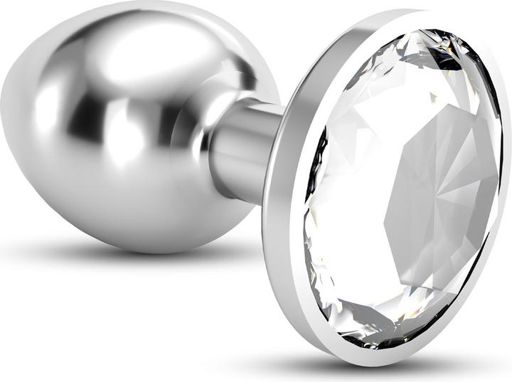 Crushious Bijou - Anal Jewel Plug - Large - Clear