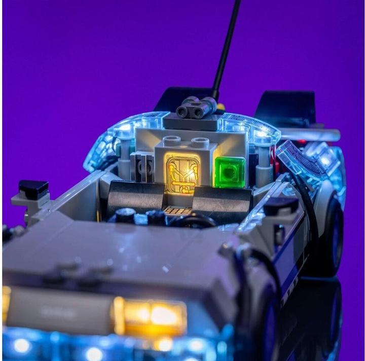 Actual product image Light my bricks LMB 2.0 LEGO® 77256# Time Machine From Back to the Future Light Kit