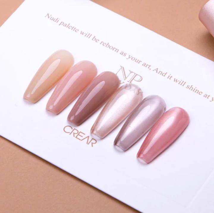 Produktbild Crear Rosy Day Collection (6 pcs/set) (Gel-Effekt Nagellack)