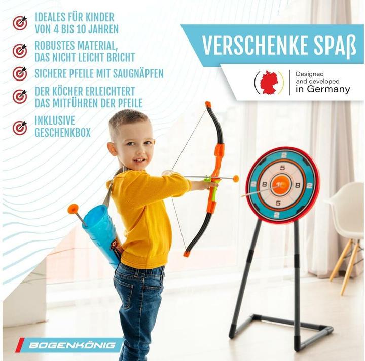 Actual product image Bogenkönig Bogenschiess-Set 7-teilig