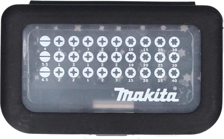 Produktbild Makita Bit Set 31 tlg. 1/4" Torx / Phillips / Schlitz / Pozidriv ( D-30667 ) (Innensechsrund TX, Kreuz Phillips PH, Kreuz Pozidriv PZ, Schraubschlitz)