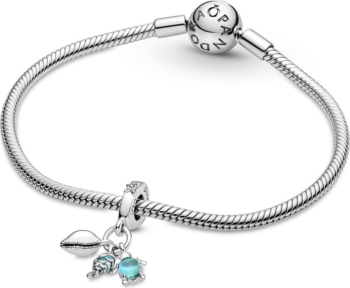 Immagine prodotto Pandora Pesce Tartaruga marina Cozza (Argento 925, Smalto)