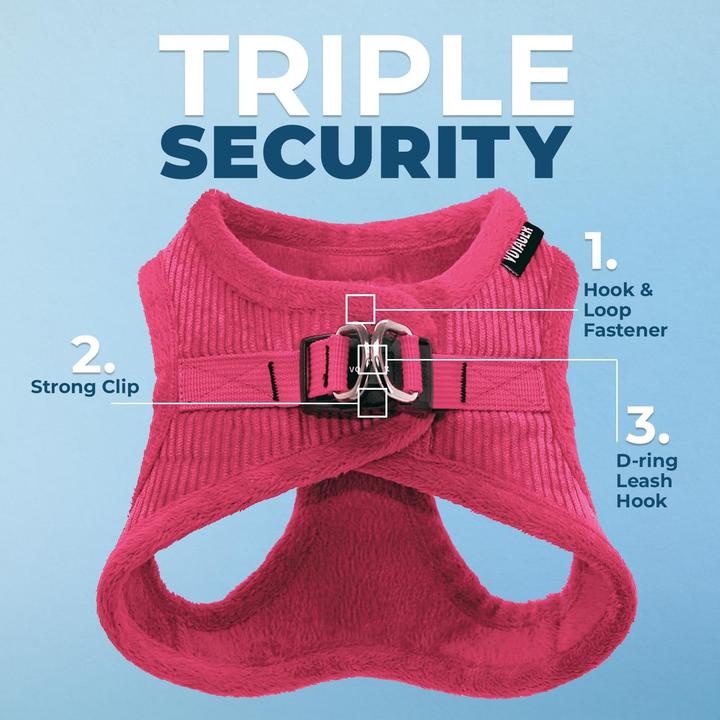 Actual product image Voyager Step-In Plüsch-Hundegeschirr für kleine/mittelgrosse Hunde (M, Dog, Dog sport)