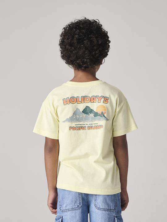 Immagine prodotto Vertbaudet Jungen T-Shirt mit Motiv vorn und hinten, mit Recycling-Baumwolle (110)