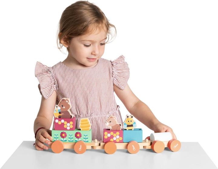 Actual product image Chicco My Wood Friends - Teddy'S Train