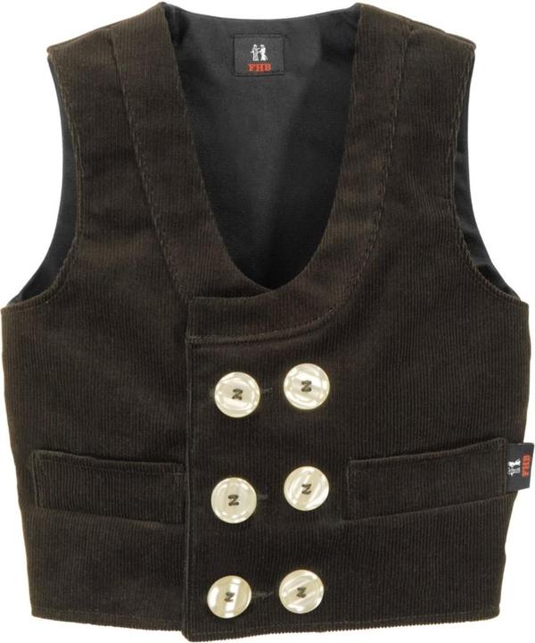Actual product image FHB DAVID children's guild waistcoat twisted fine corduroy (116)