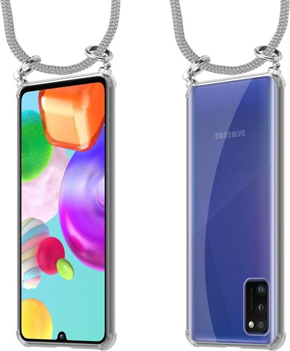 Produktbild Cadorabo TPU Handy Kette SILBER Cover