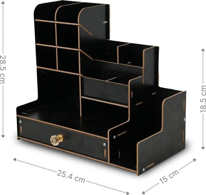 Produktbild Hermex Schreibtisch-Organizer Pen Desk-Organizer Stiftaufbewahrung Stiftebox Bürotisch-Stifthalter