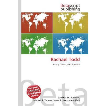 Rachael Todd, Fachbücher von Lambert M. Surhone, Miriam T. Timpledon, Susan F. Marseken