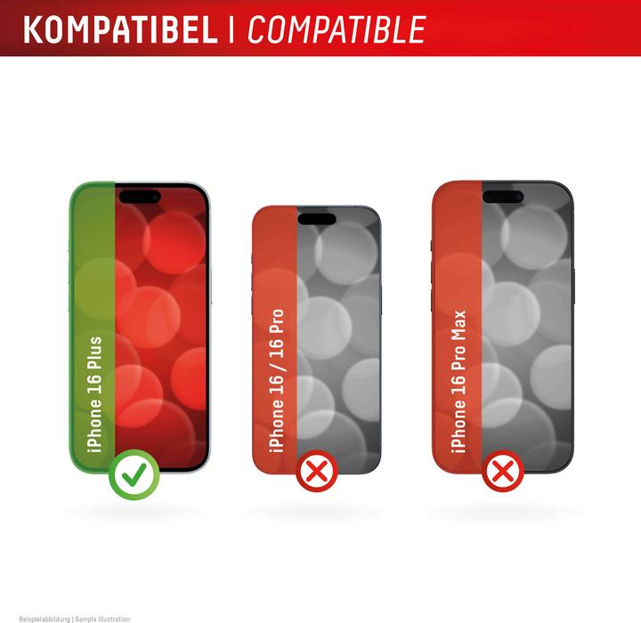 Produktbild Displex Privacy Glass, Privacy Full Cover Panzerglas (1 Stk., Apple iPhone 16 Plus)