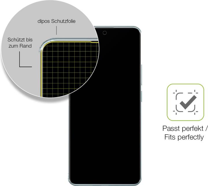 Actual product image Dipos Full Cover Screen Protector Matte (1 Piece, Xiaomi Redmi Note 14 Pro 5G)