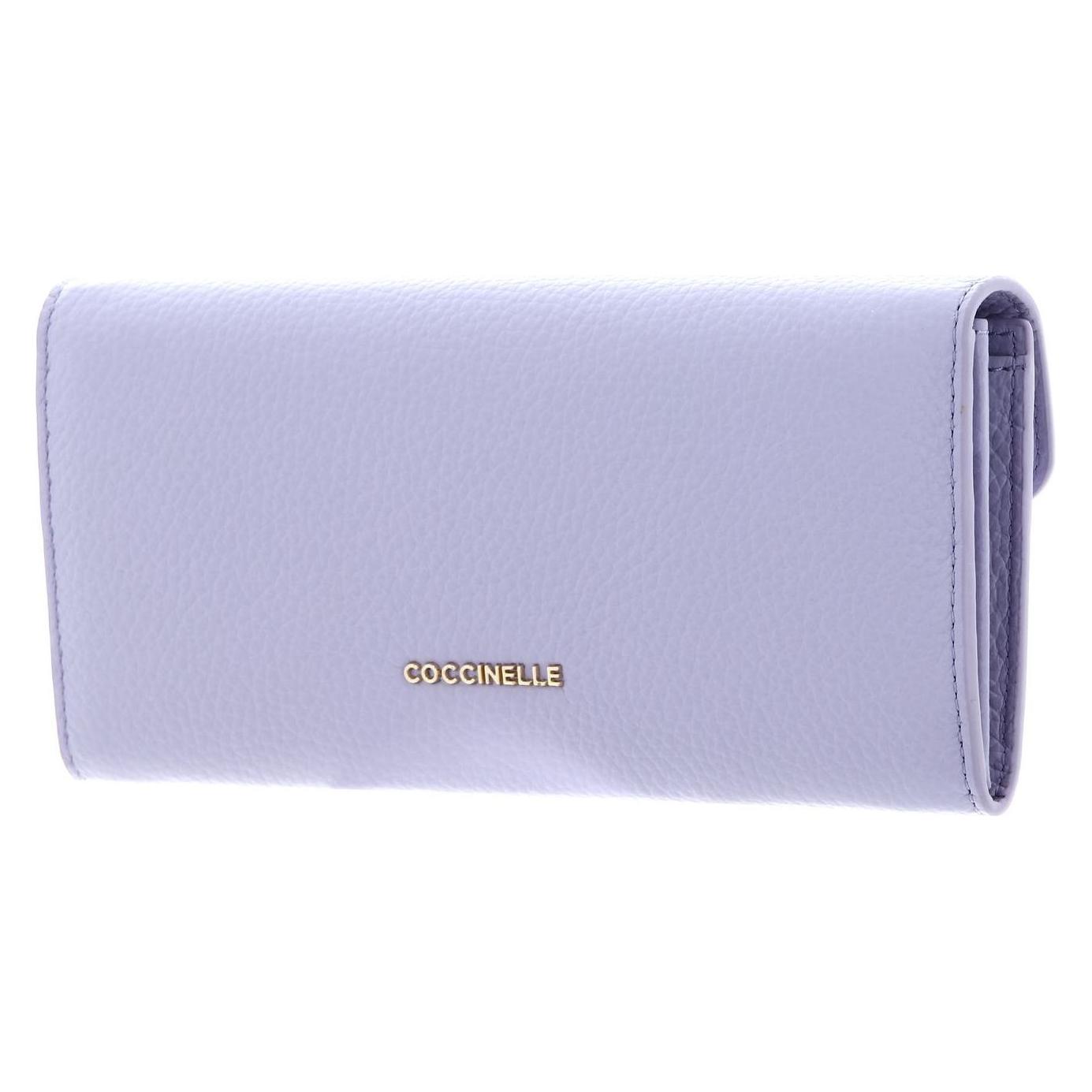 Coccinelle, Damen, Portemonnaie, Neofirenze Soft Wallet Grained Leather, Violett