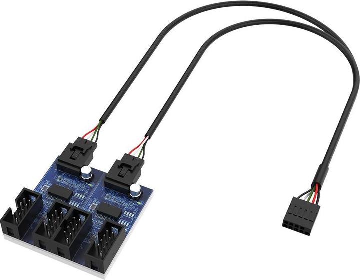 Akasa Interner USB 2.0 Hub-Karte (4 Ports)