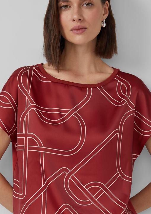 Immagine prodotto s.Oliver T-Shirt Feines Blusenshirt im Relaxed Fit (32)
