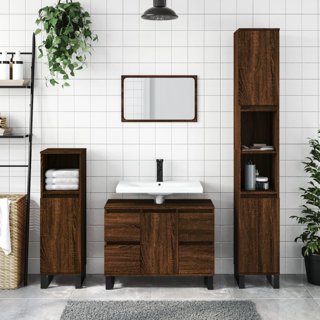 Thumbnail - VidaXL, Badezimmerschrank, Arella (30 x 30 x 100 cm)