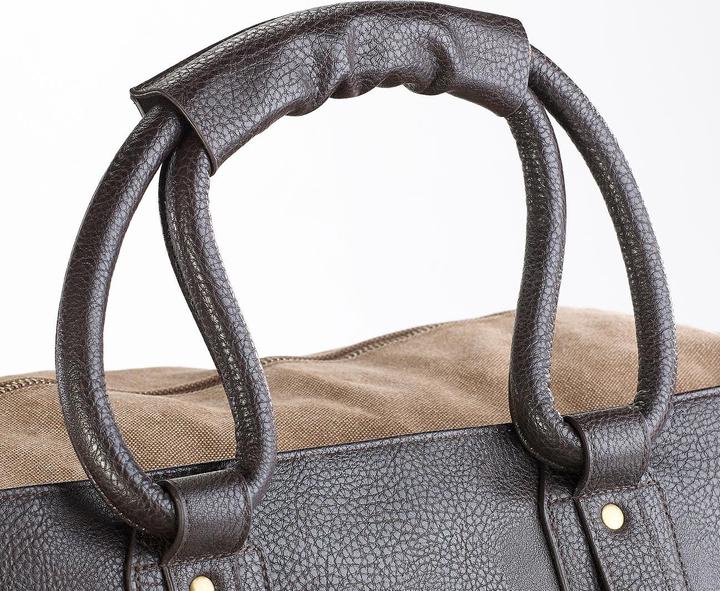 Actual product image Xcase Canvas travel bag with 2 outside pockets and shoulder strap (30 l)