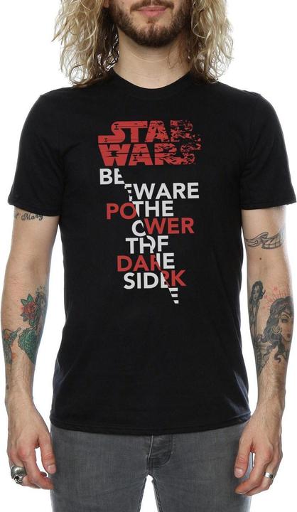 Actual product image Star Wars Mens The Last Jedi Power Of The Dark Side T-Shirt (L)