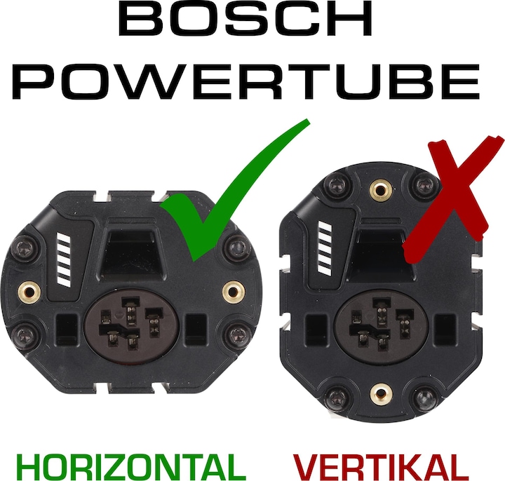 Actual product image Bosch eBike PowerTube 500 BBP280 / horizontal (500 Wh, E-Bike battery)
