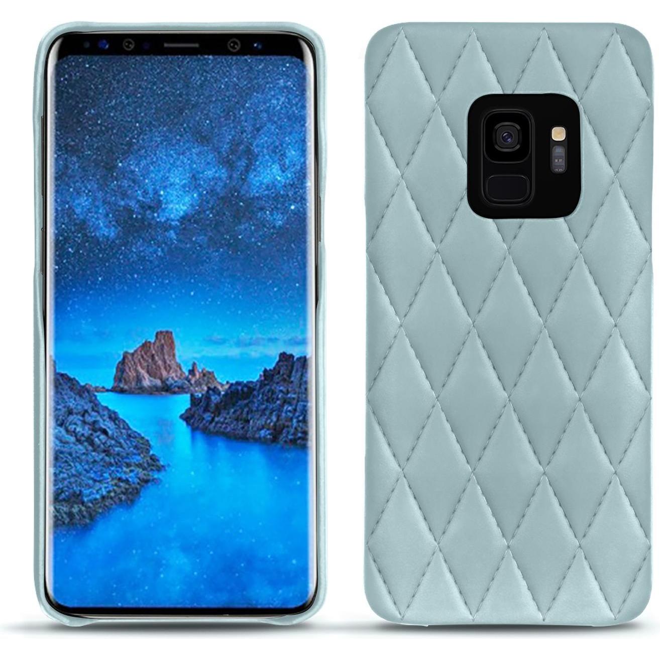 Thumbnail - Noreve Lederschutzhülle (Samsung Galaxy S9), Smartphone Hülle, Blau