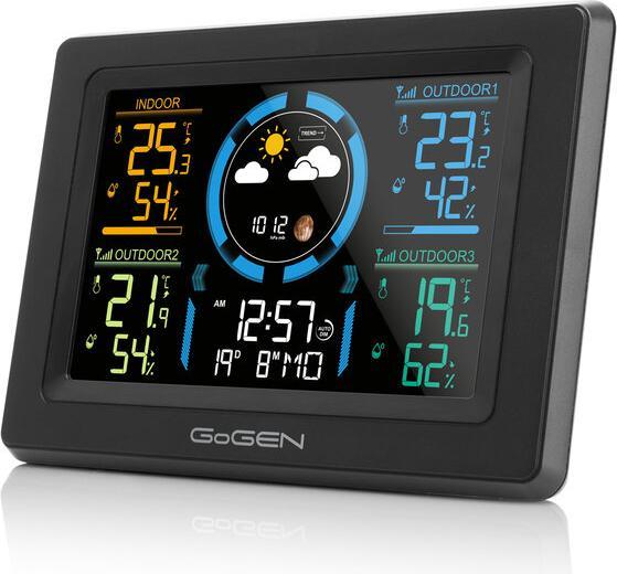 Produktbild GoGen Wetterstation ME 3397 Schwarz