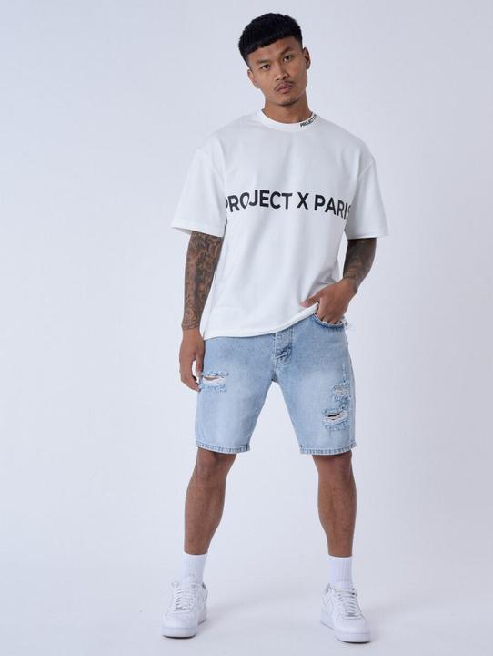 Produktbild Project X Paris shorts jeans zerrissene wirkung (33)