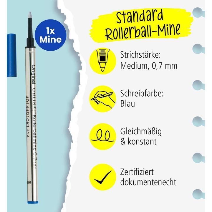 Actual product image Online Mine ceramic (Blue, 0.70 mm, 3 pcs.)