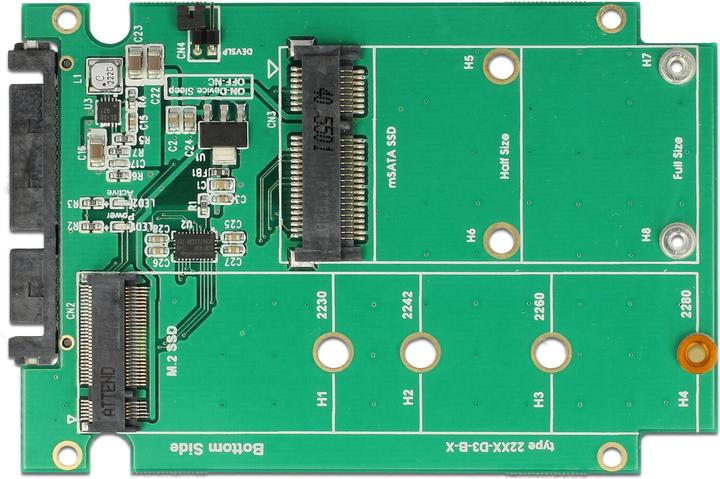 Image du produit Delock M.2 ou adaptateur mSATA vers SATA