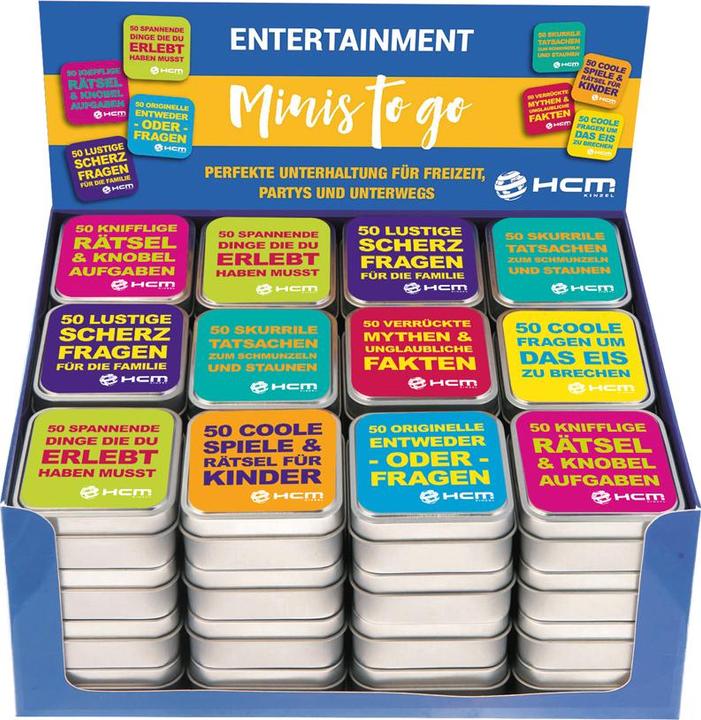 HCM Kinzel Minis to go Entertainment (display of 48) (German)