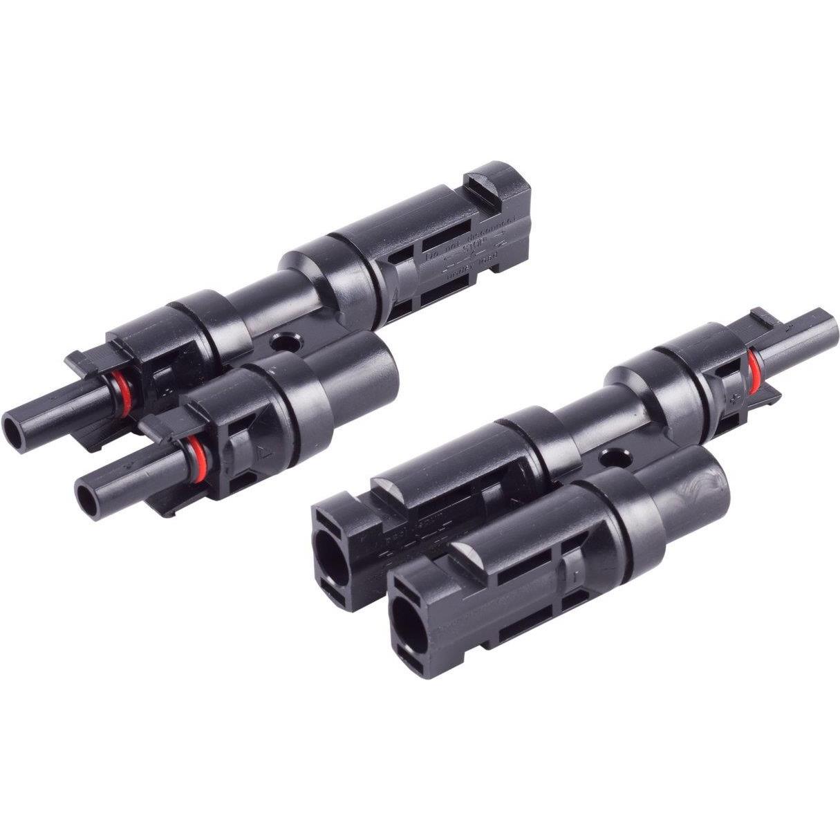 Thumbnail - Shiverpeaks -PV4 T-Adapter Set, 2/1, IP68, 1.5kV, schwarz, Audio Adapter, Schwarz