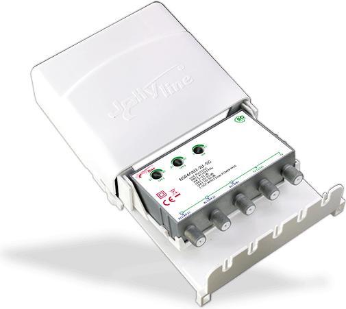 G.B.S. Elettronica NSR4/VU2-2OUT -5G TV signal amplifier 45 - 694 MHz (Amplifier)