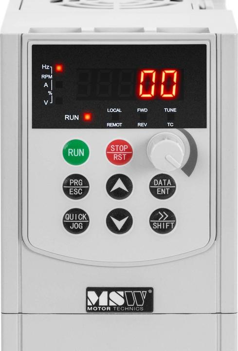 Produktbild MSW VFD-Frequenzumrichter 1500 W 230 V Frequenzumformer Stromrichter LED-Display