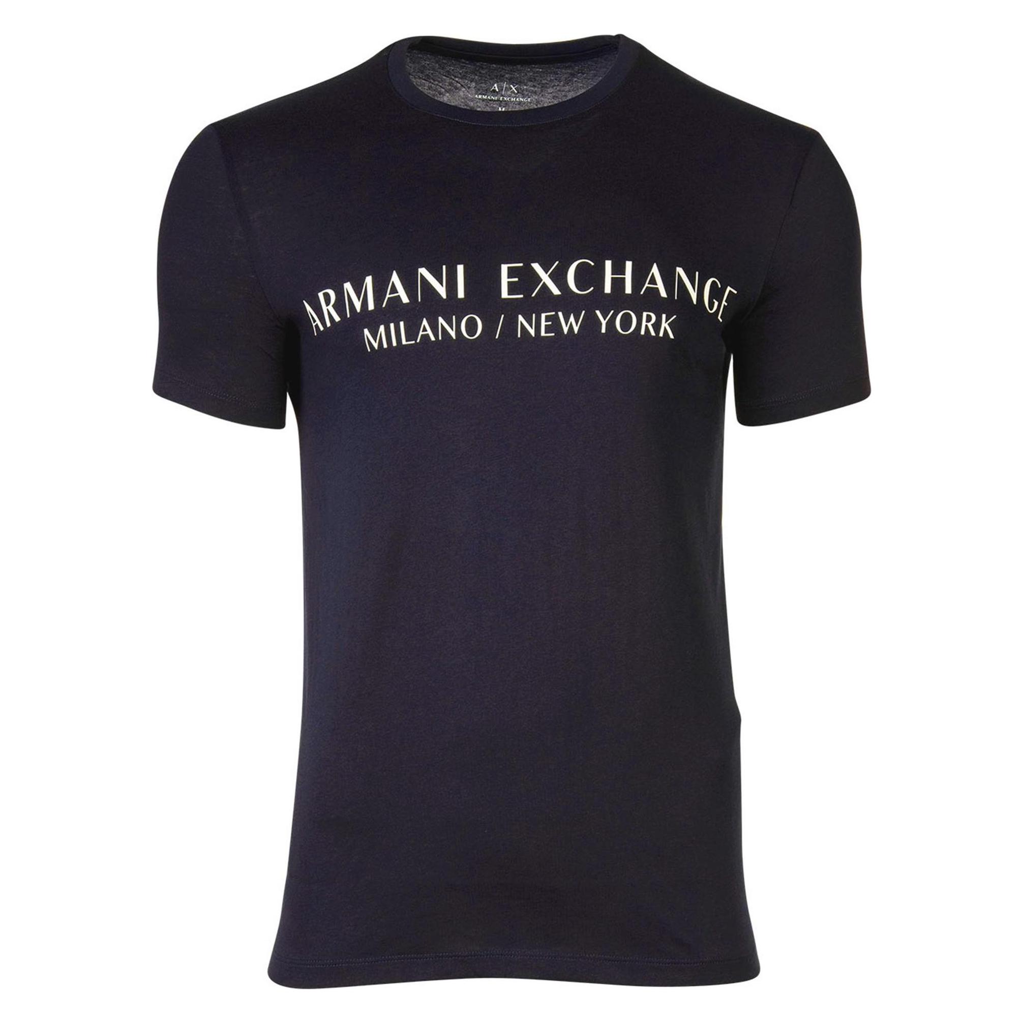 Giorgio Armani, Herren, Shirts, T-Shirt Sportlich - 10969, Blau, (S)