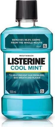 Actual product image Listerine Cool Mint Mouthwash 500ml (500 ml, Mouthwash)