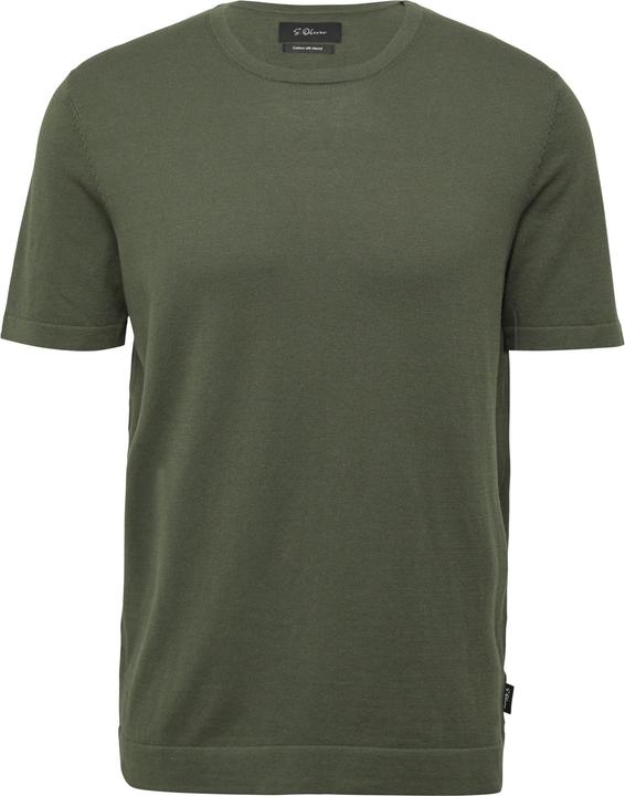 Produktbild s.Oliver Strickpullover Gestricktes T-Shirt aus Baumwoll-Seidenmix (M)