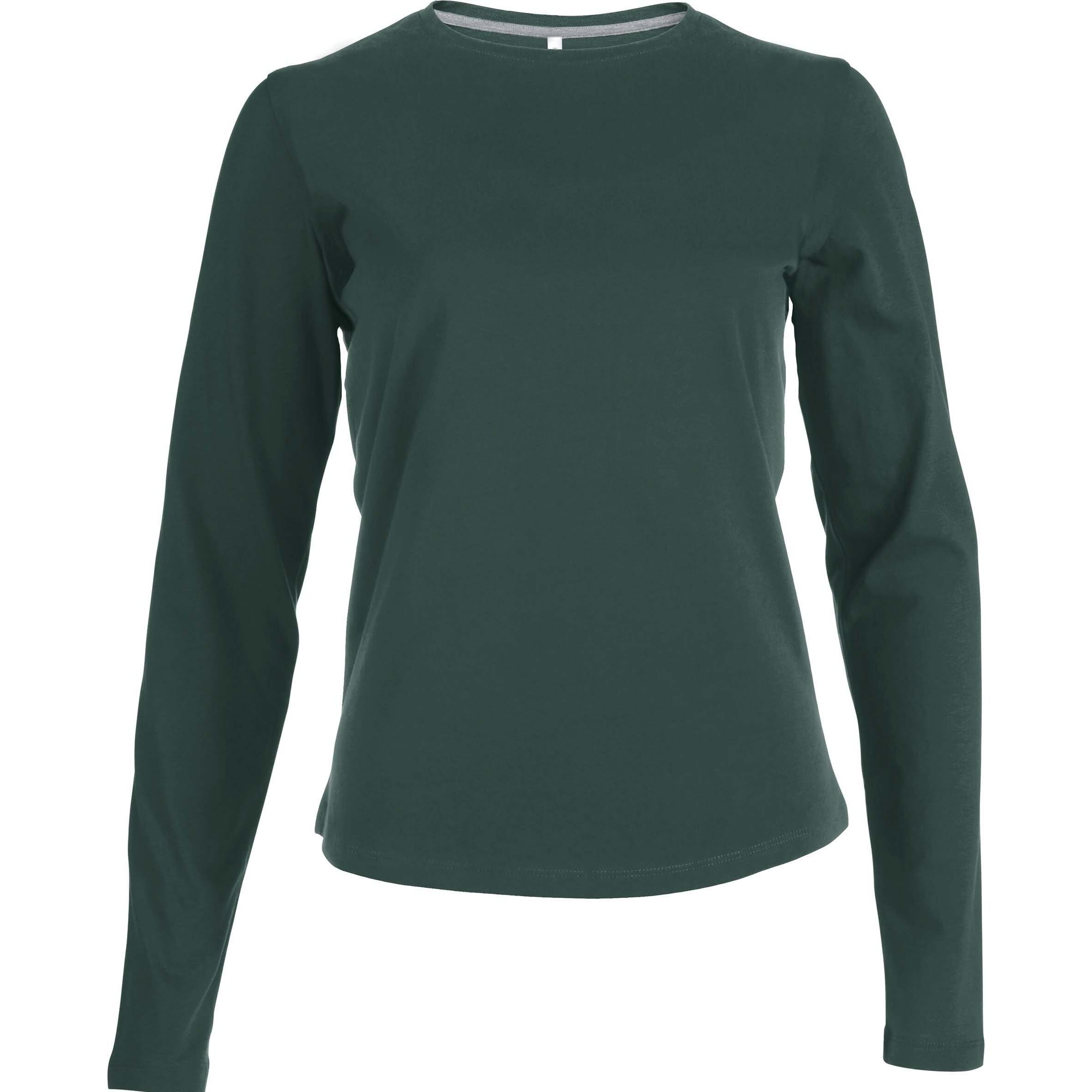 Kariban, Damen, Shirt, Col Rond, Grün, (XL)