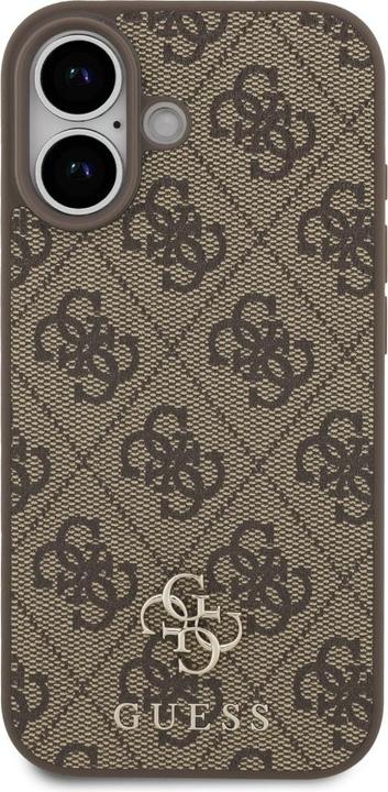 Produktbild Guess - 4G Small and Classic Logo MagSafe (GUHMP17SP4SM4MW) - iPhone 17 - Brown (Apple iPhone 17)