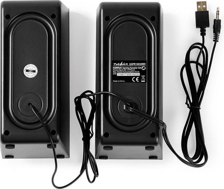 Actual product image Nedis Gaming Speaker GSPR10020BK