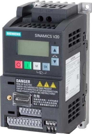 Produktbild Siemens SINAMICS V20 1AC200-240V-10/+10% 0.12kW