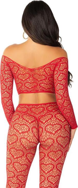 Produktbild Leg Avenue Crop Top + Strãoempfe Rot Einheitsgrã–Sse (One Size)